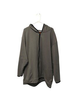 Society of One Sweatshirt Mens Size 4XL Gray Cotton Blend Jacket Full Zip Hoodie